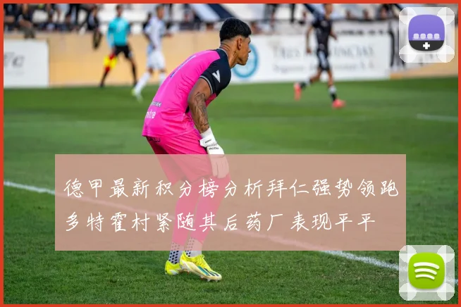 德甲最新积分榜分析拜仁强势领跑多特霍村紧随其后药厂表现平平